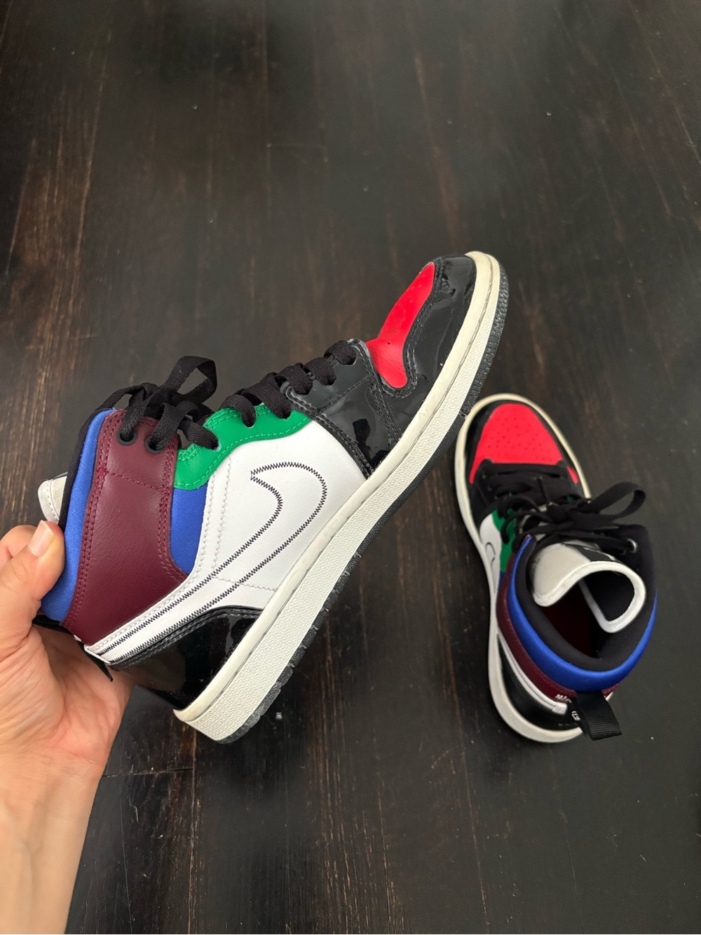 Women’s Air Jordan 1 Mid SE Multicolor Sneakers